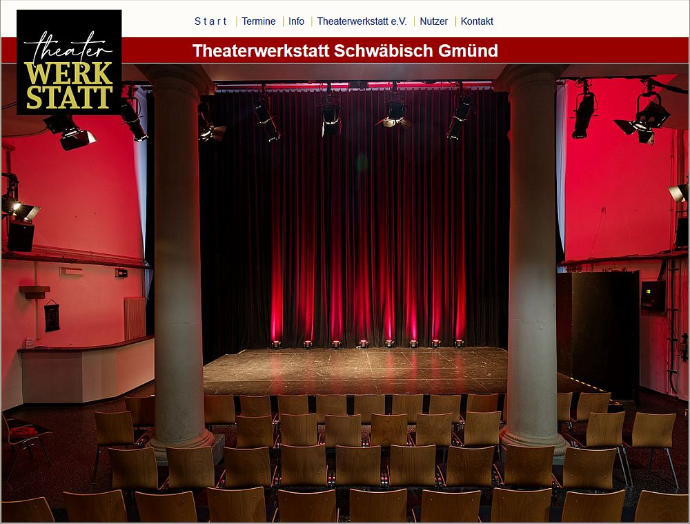 Screenshot Website Theaterwerkstatt